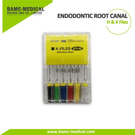 dental root canal hand use nickel titanium h files k files china h file and k file