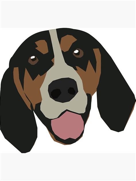 Bluetick Coonhound Happy Hound Canvas Print For Sale By Irennoc