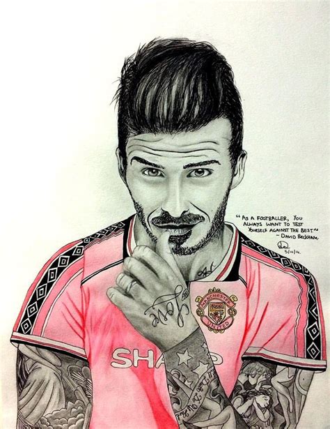 Finished My Drawing Of David Beckham For A Friends 29th David