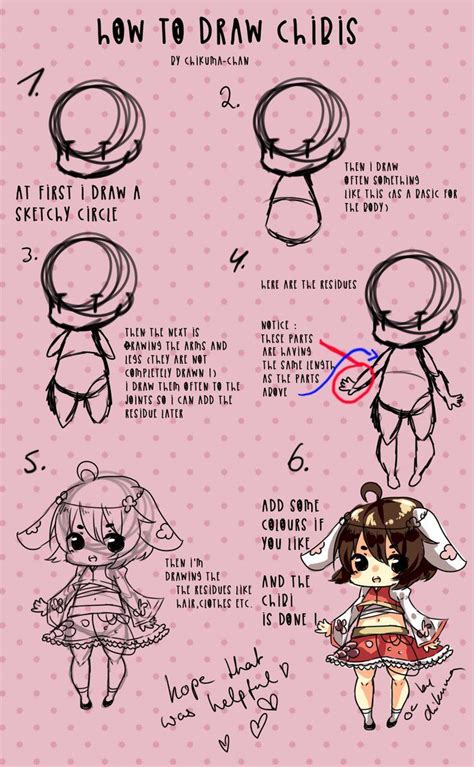 Chibi Tutorial By Me By Nechin On Deviantart Chibi Chibi Drawings