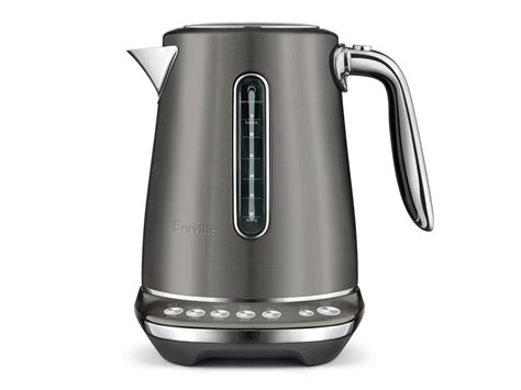 breville smart kettle luxe has 5 temperature settings and a lid that releases steam gadget flow