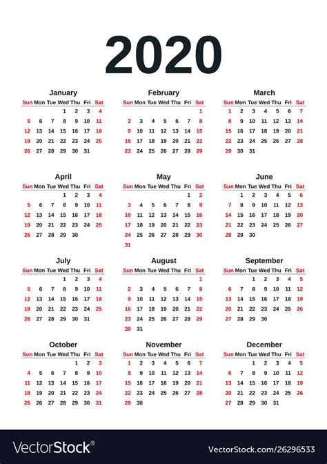 Week Of Year Calendar 2020 Calendar Printables Free Templates