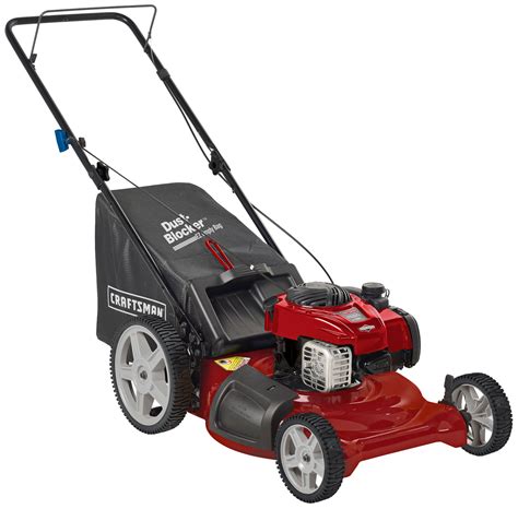 Craftsman 140cc 21 Rear Bag Push Lawn Mower W High Rear Wheels Lawn