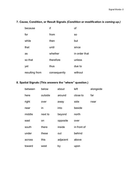 Some of the worksheets for this concept are using signal words and phrases lesson plan, opinion words and phrases, fact or opinion quiz, grade 3 writing rubrics, explicitimplicit signals text types and reading. English2.8(signal words)