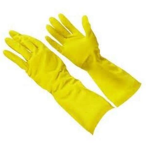Rubber And Safety Gloves Yellow Rubber Gloves Size M Glove
