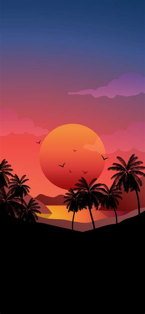 Free Download Iphone Wallpaper 4k Aesthetic Sunset Tree Wallpaper