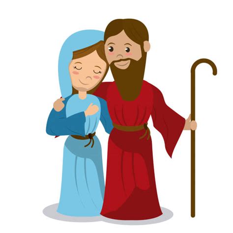 Best Mary And Joseph Illustrations Royalty Free Vector Graphics And Clip