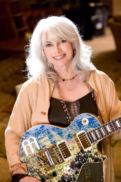 Emmylou With A Rather Colorful Guitar Country Female Singers