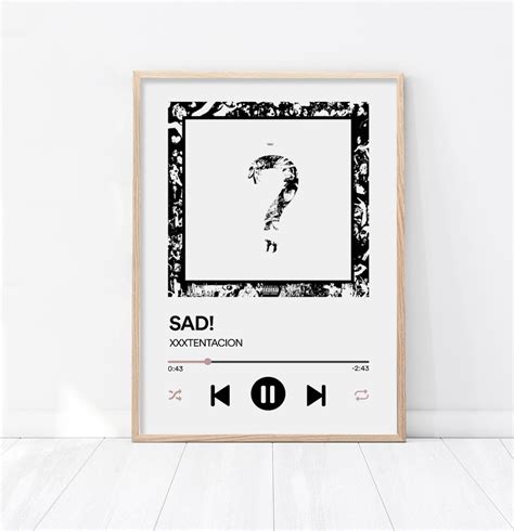 Xxxtentacion Sad Xxxtentacion Poster Juice Wrld Albums Cover Etsy