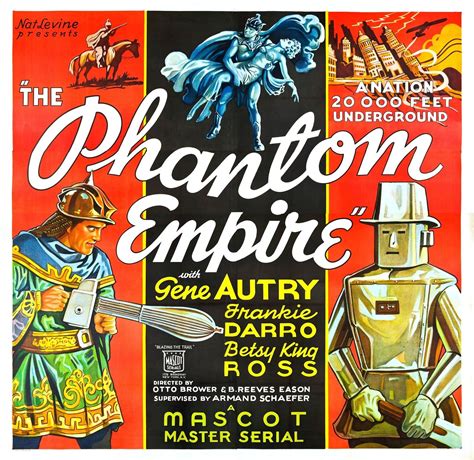 The Phantom Empire Classic Cliffhanger Serial Movie Dvd Gene Autry Ebay