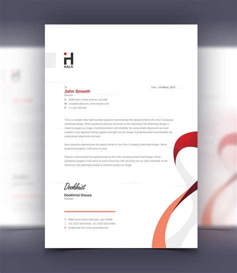 Aeolus Professional Corporate Letterhead Template 001024 Template Catalog