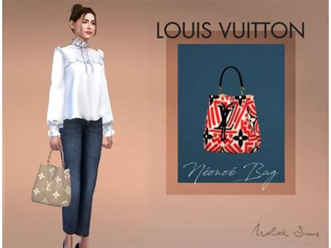 Louis Vuitton Néonoé Bag Accessory Versions The Sims 4 Download