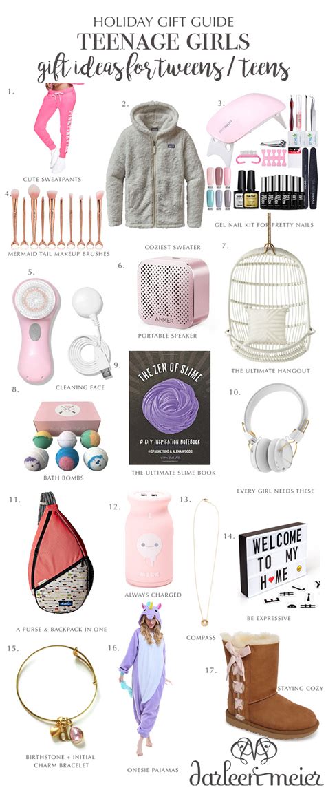Holiday Gift Guide for Teen Girls  Darling Darleen  A Lifestyle