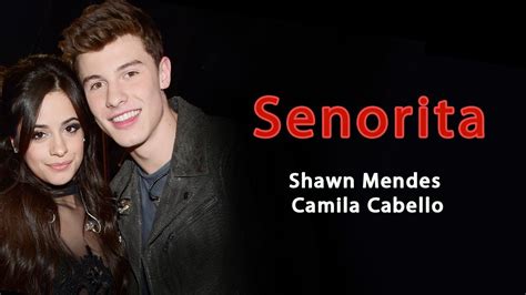 Shawn Mendes And Camila Cabello Señorita Lyrics Karaoke Youtube