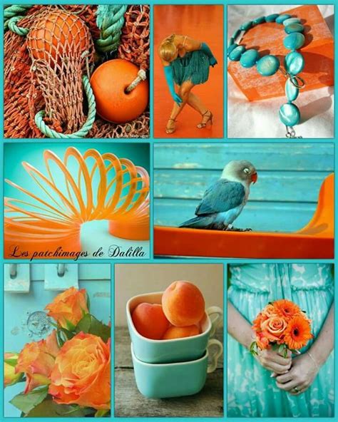 ☮ ° ♥ ˚ℒℴѵℯ Cjf Turquoise Paint Colors Orange And Turquoise Paint