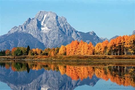 Oxbow Bend Autumn Reflections Of Mt Moran From Oxbow Bend Flickr