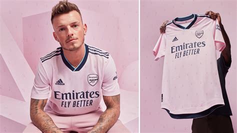 Arsenal And Adidas Unveil All Pink 2022 23 Third Kit Uk