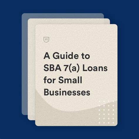 A Guide To Sba 7a Loans For Small Businesses