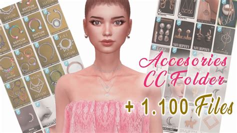 Accesories Cc Folder 1100 Files 153gb Sims 4 Youtube