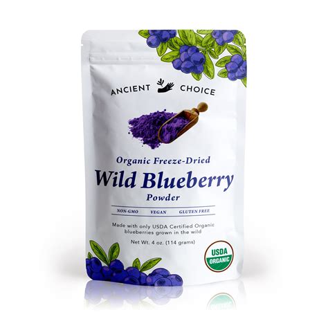 Organic Wild Blueberry Powder Ancient Choice