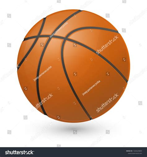 Basketball Sport Ball Emoji Icon Object Symbol Gradient Vector Art