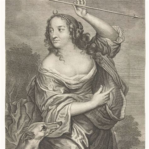 Diane De Poitiers Afgebeeld Als De Godin Diana Abraham Bloteling Naar Jacob Van Loo 1655