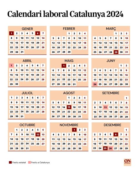 Calendari Laboral De Catalunya Ponts I Festius