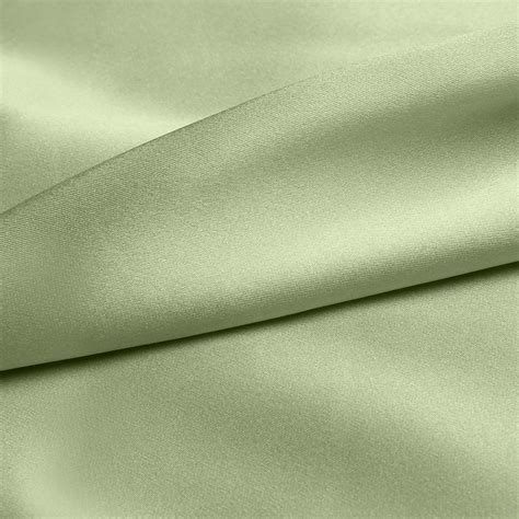 Pea Green Charmeuse Fabric 100 Pure Silk For Fashion
