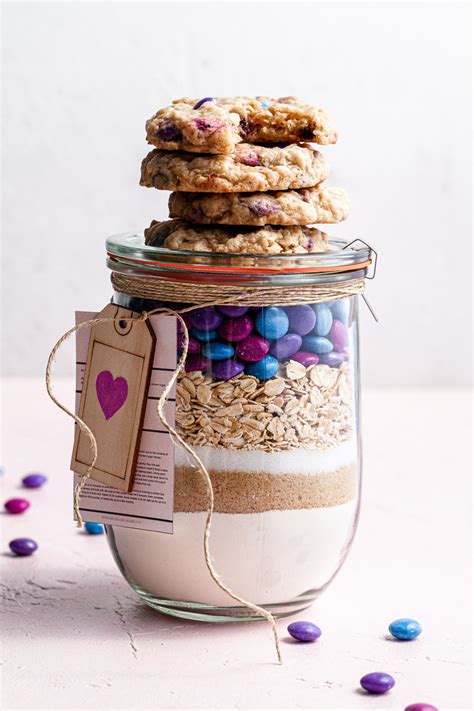 Vegan Mandm Cookie Mix In A Jar Crumbs And Caramel