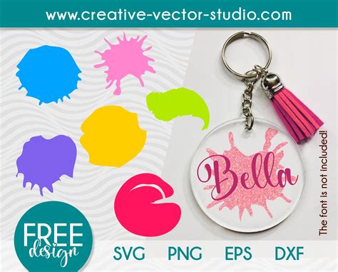 SVG Cut Files Acrylic Keychain SVG Files Free | Pictures SVG Arts