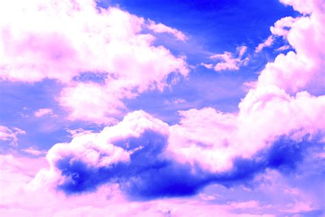 Blue Sky And Pinkish Clouds Free Stock Photo Public Domain Pictures