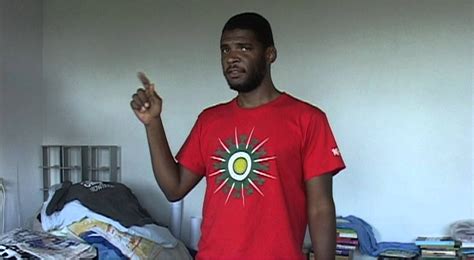 Quinsy gario (born 1984) is an activist in the movement against zwarte piet, as well as a performance artist. Zwarte Piet is racisme: in gesprek met Quinsy Gario - YouTube