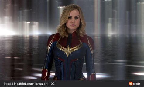 Brie Larson Looked So Fucking Hot In The Captain Marvel Uniform Would
