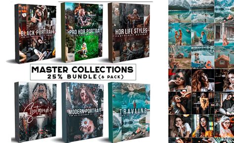 Master Collection Bundle Photoshop Actions Etsy