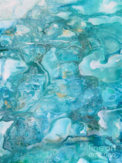 Icy Waters Painting By Mary Ann Neale Pixels