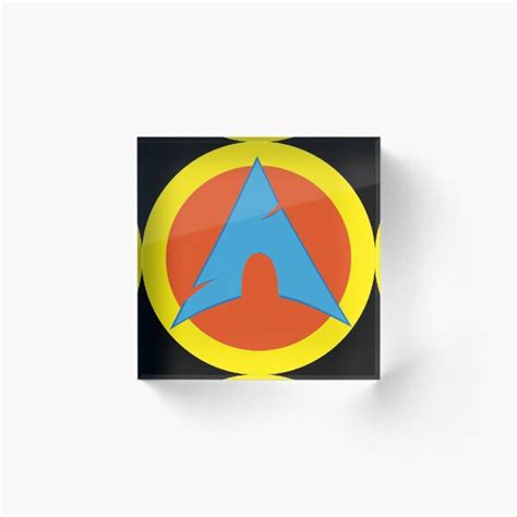 Arch Linux Logo Acrylic Block For Sale By Exilant Redbubble