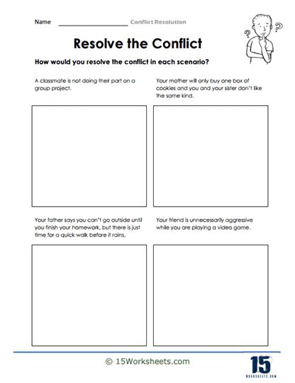 Conflict Resolution Worksheets 15