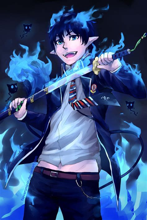 Blue Exorcist By Neverominin On Deviantart Blue Exorcist Anime Blue