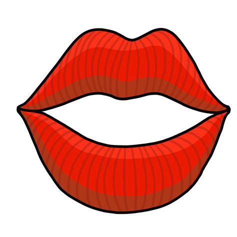 セクシーなかわいい唇 のイラスト ホビヲノエ