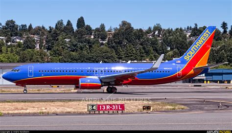 N8640d Southwest Airlines Boeing 737 800 At Seattle Boeing Field