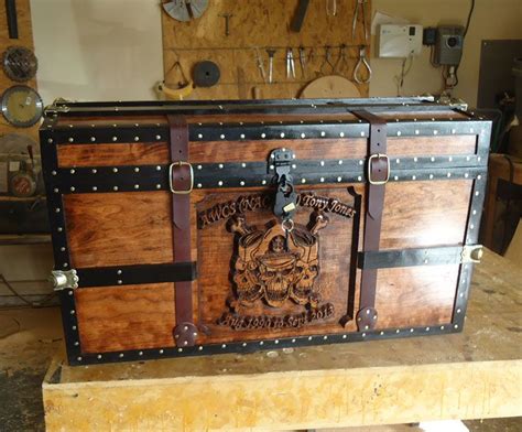 Sea Chests 6th Retirement Sea Chest Shadow Boxes Wood Chest