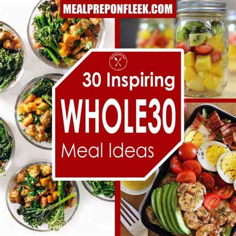 I am on day 21 and i am pretty nervous about the reintroduction phase. 30 Inspiring Whole30 Compliant Meal Ideas | Whole 30 ...