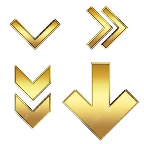 79 Arrow Gold Png For Free 4kpng