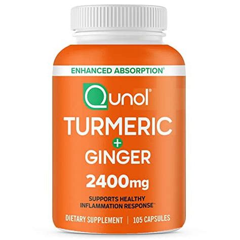 Turmeric Curcumin With Black Pepper And Ginger Qunol Mg Tumeric