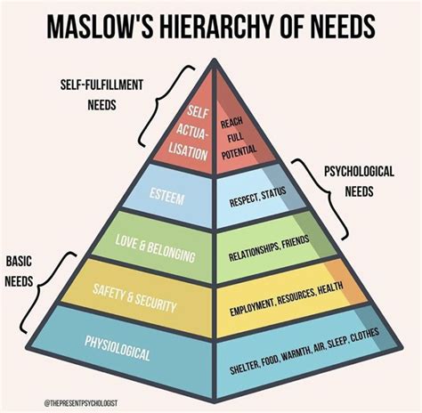 What Are Your Needs Maslow S Hierarchy Of Needs Psychology Hierarchy