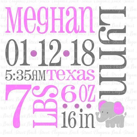 Free Free 134 Baby Birth Announcement Svg SVG PNG EPS DXF File