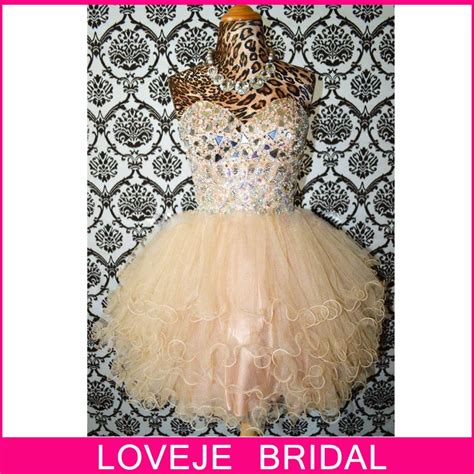 Most Popular Stunning Sweetheart Heavy Beaded Organza Champagne