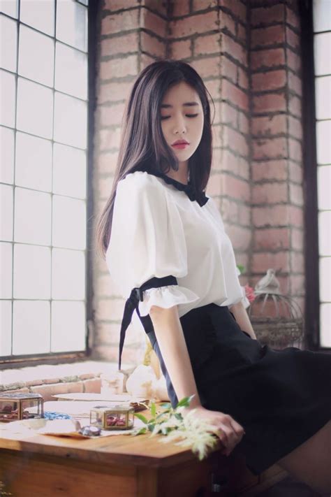 밀크코코아 감성화보 네이버 블로그 모델링 한국 짧은 머리 패션 스타일