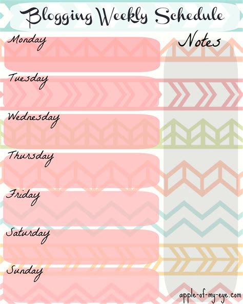 Cute Printable Weekly Planner Template My Xxx Hot Girl