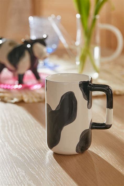 Cow Print Mug Urban Outfitters Uk